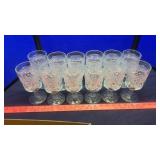PRESSED GLASS  STEMWARE & MISC. GLASSES