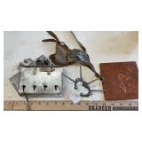 HOG SCRAPERS, CORN SHUCKING PEG, CALF WEANER &