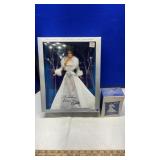 (4) 2003-2005 HOLIDAY BARBIES W/ (3) ORNAMENTS