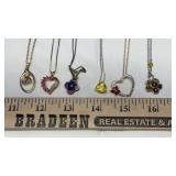 (6) LADIES NECKLACES