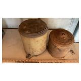 JOHN DEERE CAST IRON PLANTER BOX & TWINE