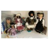 DUCK HOUSE, ALASKAN FRIENDS & MISC. DOLLS