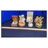 MUSIC BOXES, SNOW GLOBES, & VASES