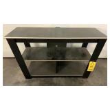 SMALL BLACK TELEVISION TABLE/STAND