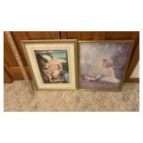 (2)ANGEL & GIRL WALL HANGING