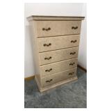 FIVE DRAWER CHEST OF DRAWERS