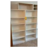(2) MATCHING SHELVING UNITS