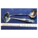 ASSORTED SILVER PLATED SERVING UTENSILS