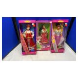 (5) BARBIE DOLLS OF THE WORLD, KOREAN, RUSSIAN,