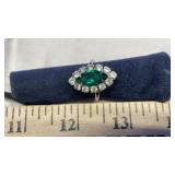 SARAH COVENTRY GREEN RHINESTONE RING