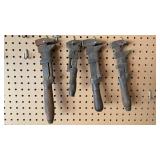 (4) ADJUSTABLE WRENCHES & AIR BLOWER CHUCK