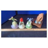 AVON BELLS, CANDLE HOLDERS, & VASES