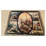 (2) AFGHAN BLANKETS & FLEECE BLANKET