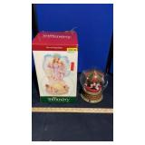 CHRISTMAS CAROUSELL &  FIBER OPTIC ANGEL