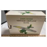 VINTAGE JD AIRPLANE BANK SPEC CAST