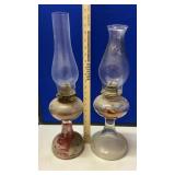 (2) WHITE FLAME LIGHT CO. KEROSENE LAMPS