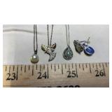 12K STERLING NECKLACE, 925 EARRINGS & OTHER