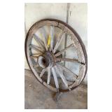38" WOOD WAGON WHEEL