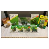 (9) ERTL JOHN DEERE TRACTORS 1/64 SCALE