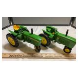 2-JD TRACTORS, 3010 GAS AND 3020 DIESEL