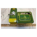 (4) JOHN DEERE METAL TINS