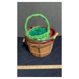 PLASTIC SPRING FLOWERS & GARLAND