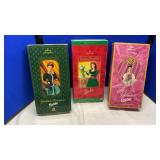 (3) HALLMARK BARBIES W/ ORIGINAL BOXES