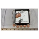 PRAYER BOX W/ BLUE TOPAZ, UNITRON WATCH, EARRINGS