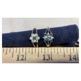 (2) AVON BRAND LADIES RINGS W/STONE INLAY (BOTH