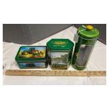 (5) COLLECTIBLE JOHN DEERE TINS