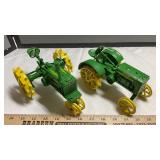 2-JD "GP" TRACTORS, WIDE FORNT AND NARROW FRONT