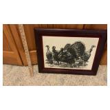 TURKEY ETCHING BY CROWE 1315/1900