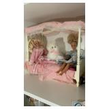 HOLIDAY BARBIE ORNAMENTS, CLOWN DOLLS & MISC.