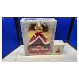 (2) 2006-2007 HOLIDAY BARBIES W/ ORNAMENTS