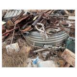 LARGE SCRAP IRON PILE