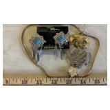 ASSORTED JEWELRY & JEWELRY BOX