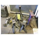 (6) JACK STANDS & (2) SCISSOR JACKS