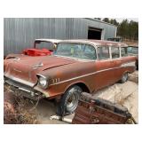 1957 CHEVY STATION WAGON 4 DR TO BE RESTORED
