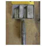 LEAD MOLD & ASSORTED LEAD BARS