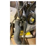 GREESE GUN, WATHE HOSES, & ASSORTED CAR PARTS