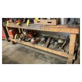 WOODEN WORK BENCH