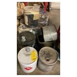 ASSORTED 5 GALLON BUCKETS OF FLUIDS