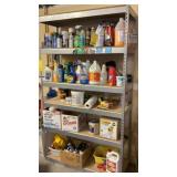 METAL SHELF MEASURES 49'W X 19'D X 84'T