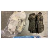 ASSORTED GLOVES, BUG SPRAY, SUN SCREEN, GOGGLES &