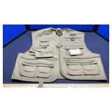 SUIT CASE, WADDERS, HAT FRAME & FISHING VEST