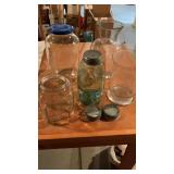 VASES, JARS, KETTLE, BUCKET & MISC.