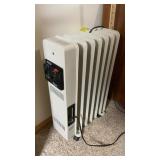 ELETRIC HEATER & COMPUTER CHAIR