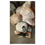 BRUSHES, PANS ROLLERS & MISC PAINTING ITEMS