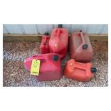 (5) GAS CANS