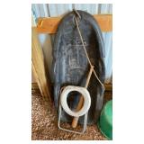 SLED, FOLDING TABLE, FEED TUB & MORE
